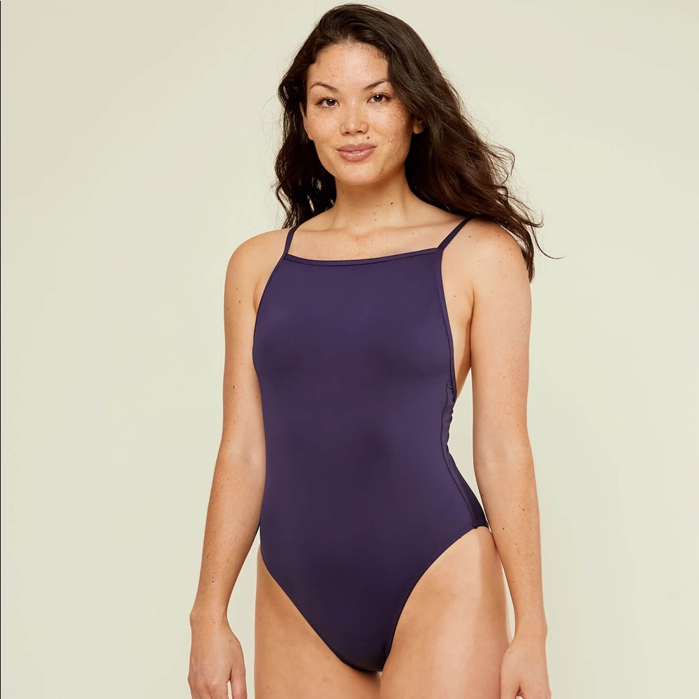 Andie Swim Paloma, Navy, S, Like New